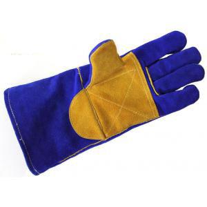 Краги спилковые пятипалые, САПФИР-KEVLAR, усиленные, нить КЕВЛАР